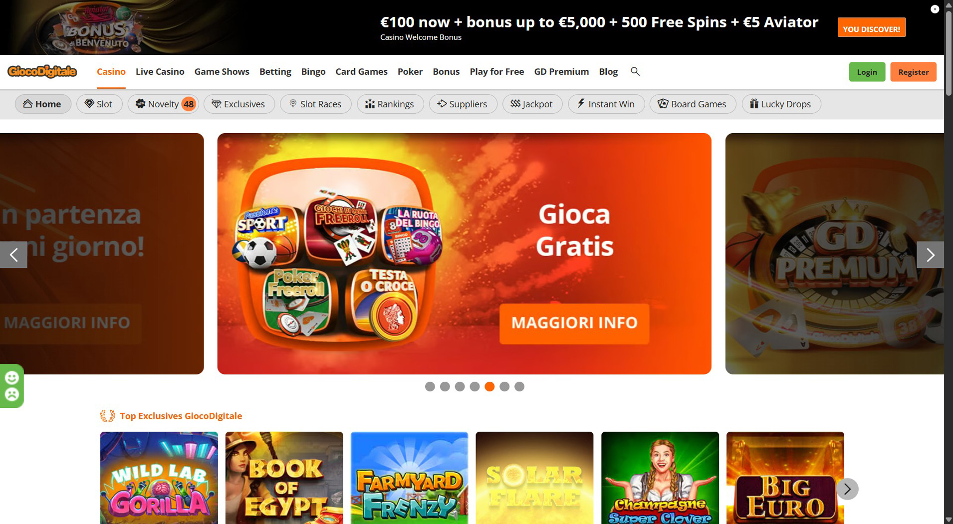 6. Gioco Digitale- Pagamenti rapidi tramite portafoglio prepagato