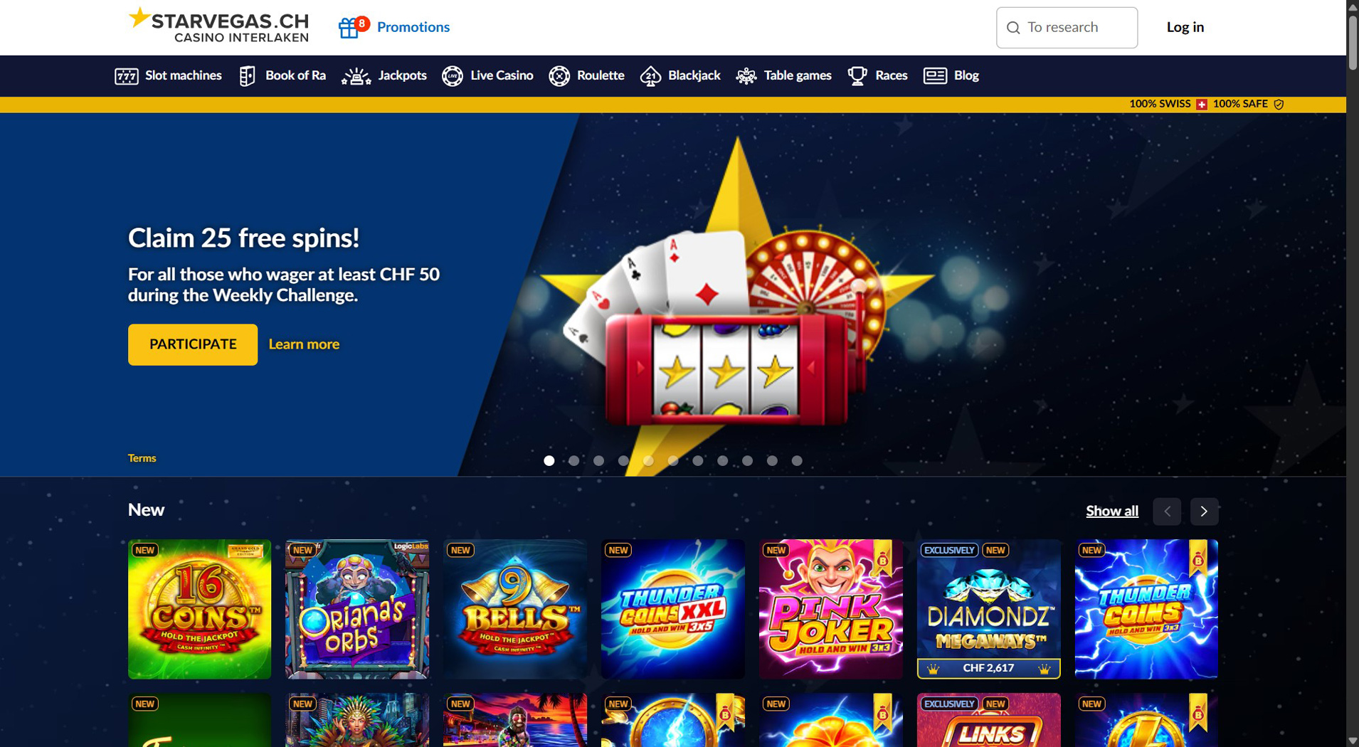 7. StarVegas- Offerta bilanciata del casinò ecoPayz